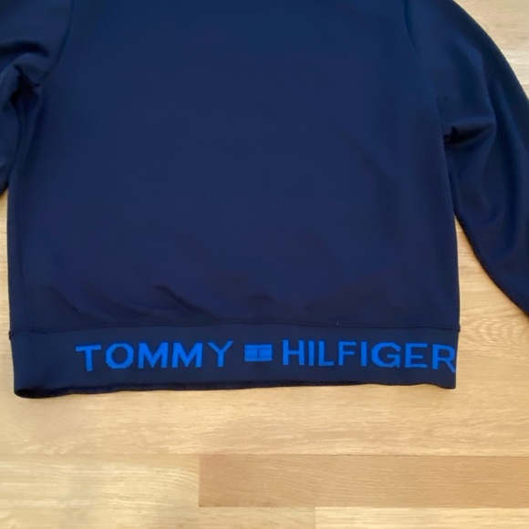 TOMMY HILFIGER Mens Andrew Crew Navy Sweatshirt / Size S - Picture 9 of 10